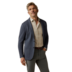 Faherty Mens Inlet Knit CPO -
Navy Night Melange Shacket
Jacket Size Medium
